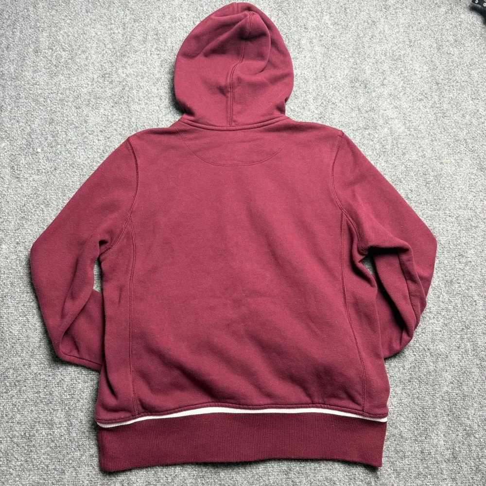 Nike Virginia Tech Hokies Full Zip Hoodie Maroon Kids Large L 12-14 Sweatshirt